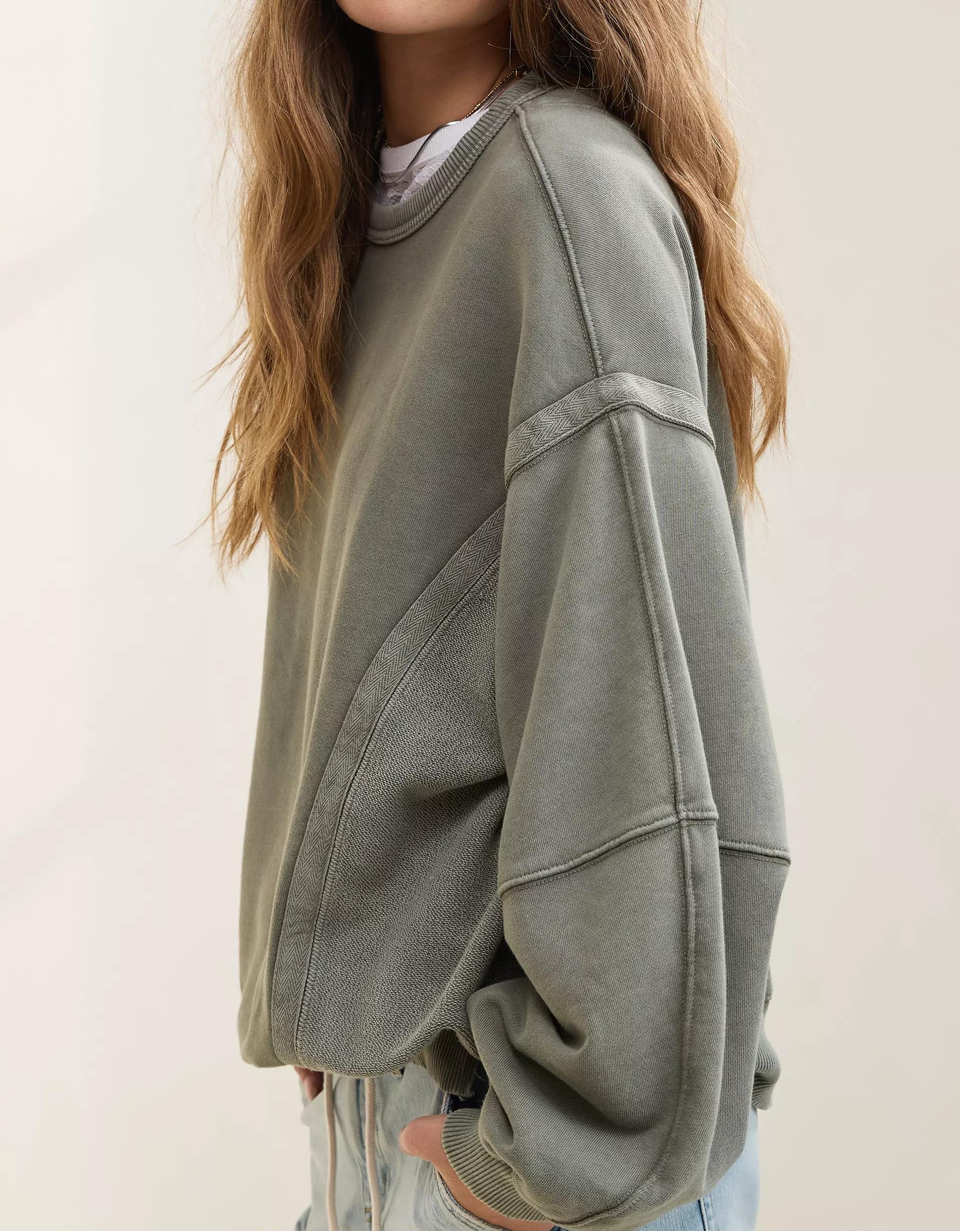 Aerie Keep It Light Crew Sweatshirt Product Image