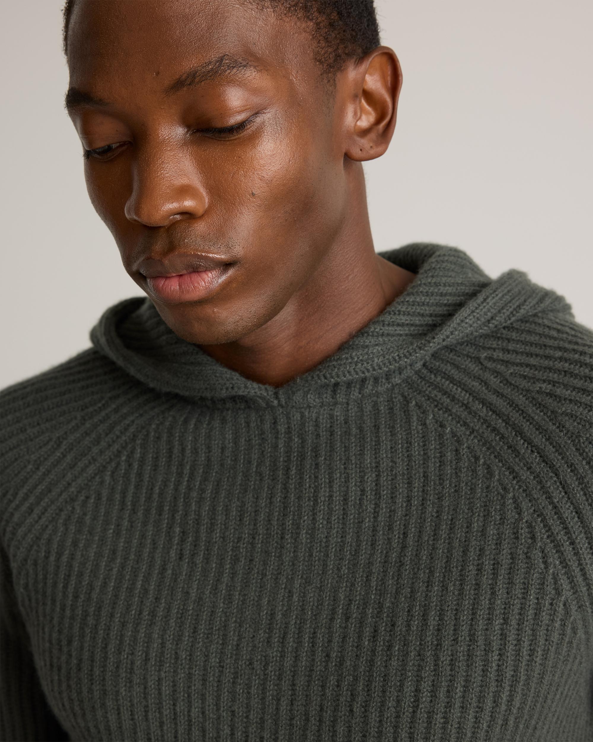 Quince | Men's Mongolian Cashmere Fisherman Pullover Hoodie Product Image