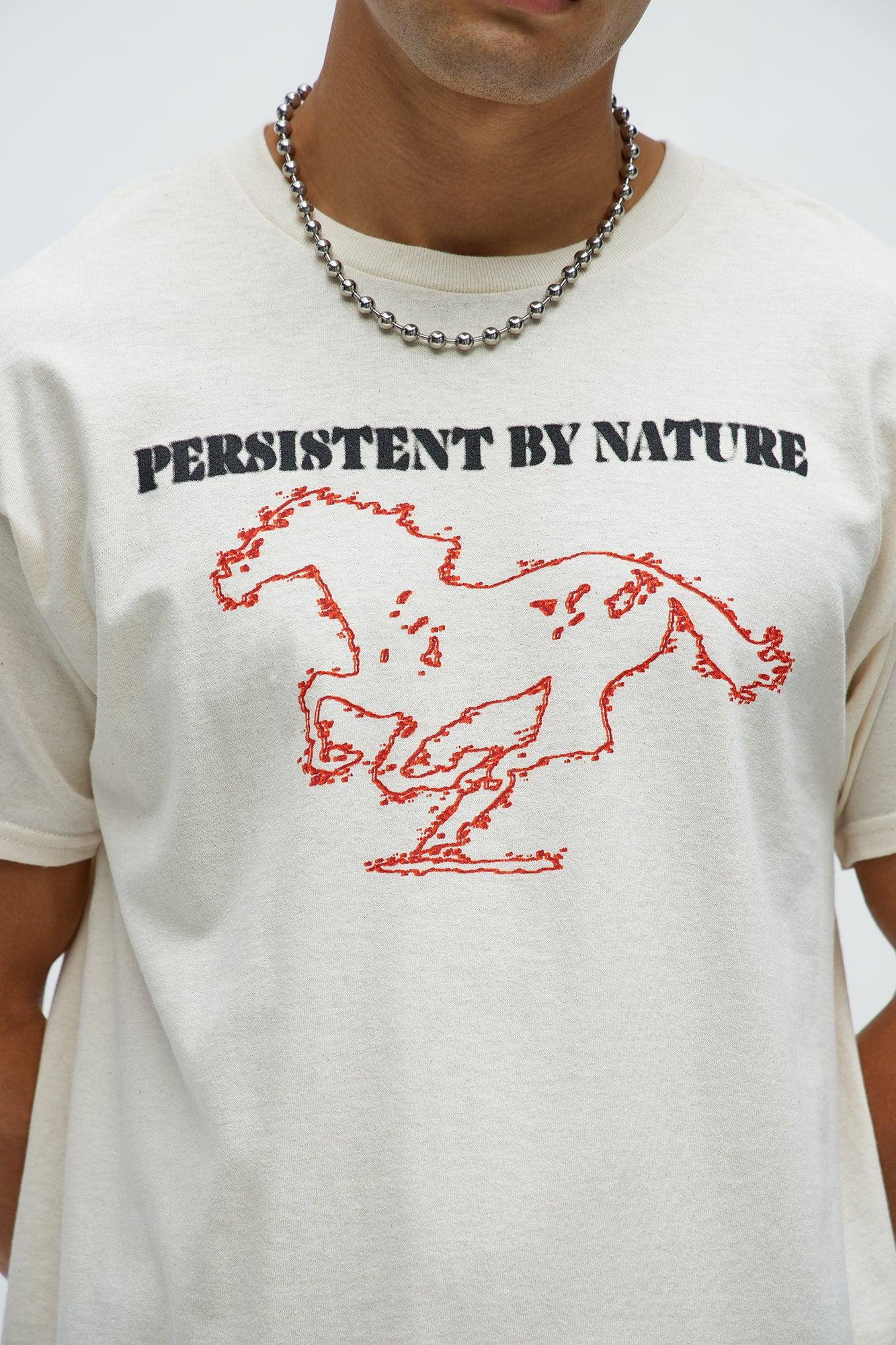 Persistent Horse Short Sleeve Tee - Off White Product Image