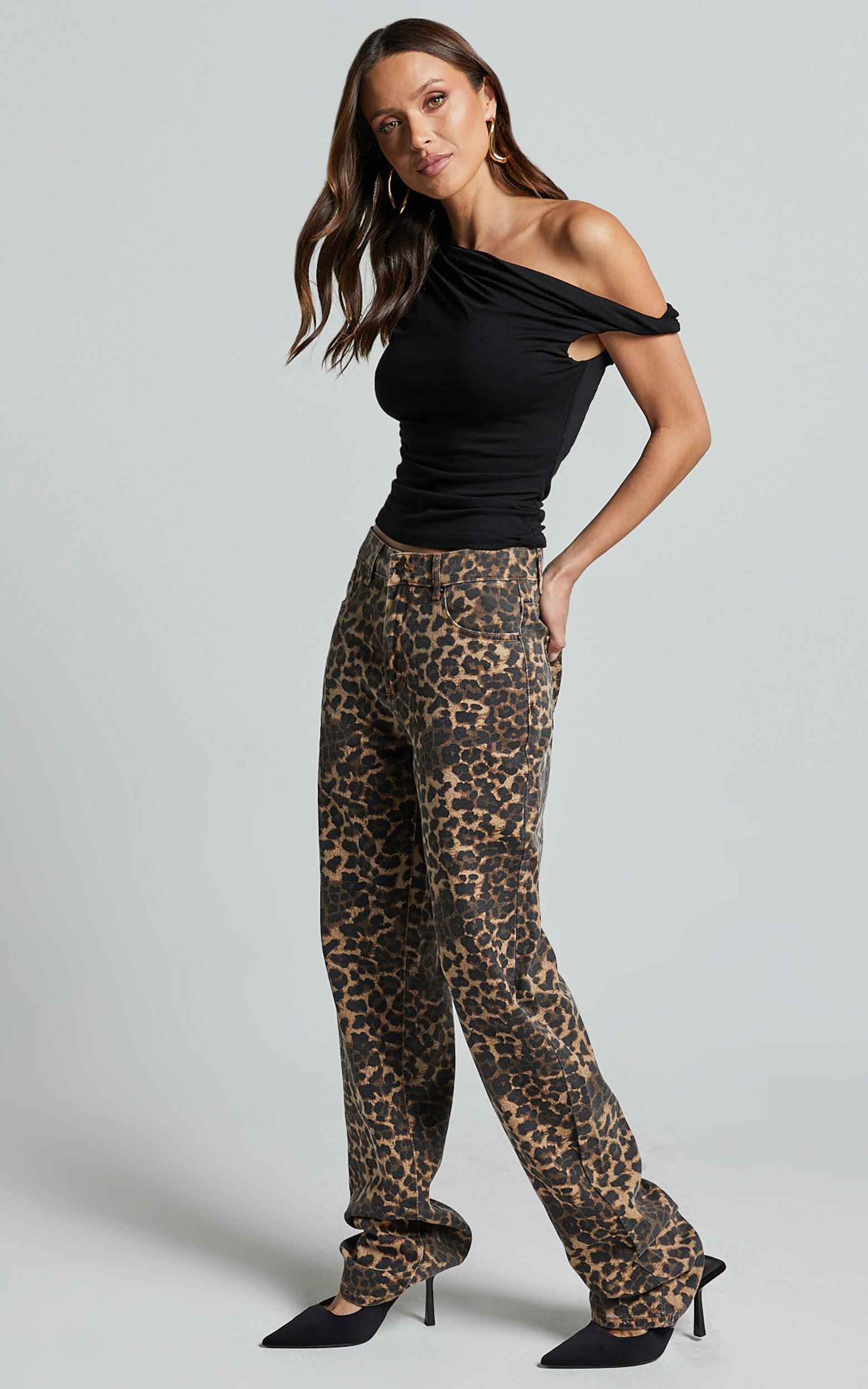 Lioness - Carmela Jeans in LEOPARD Product Image