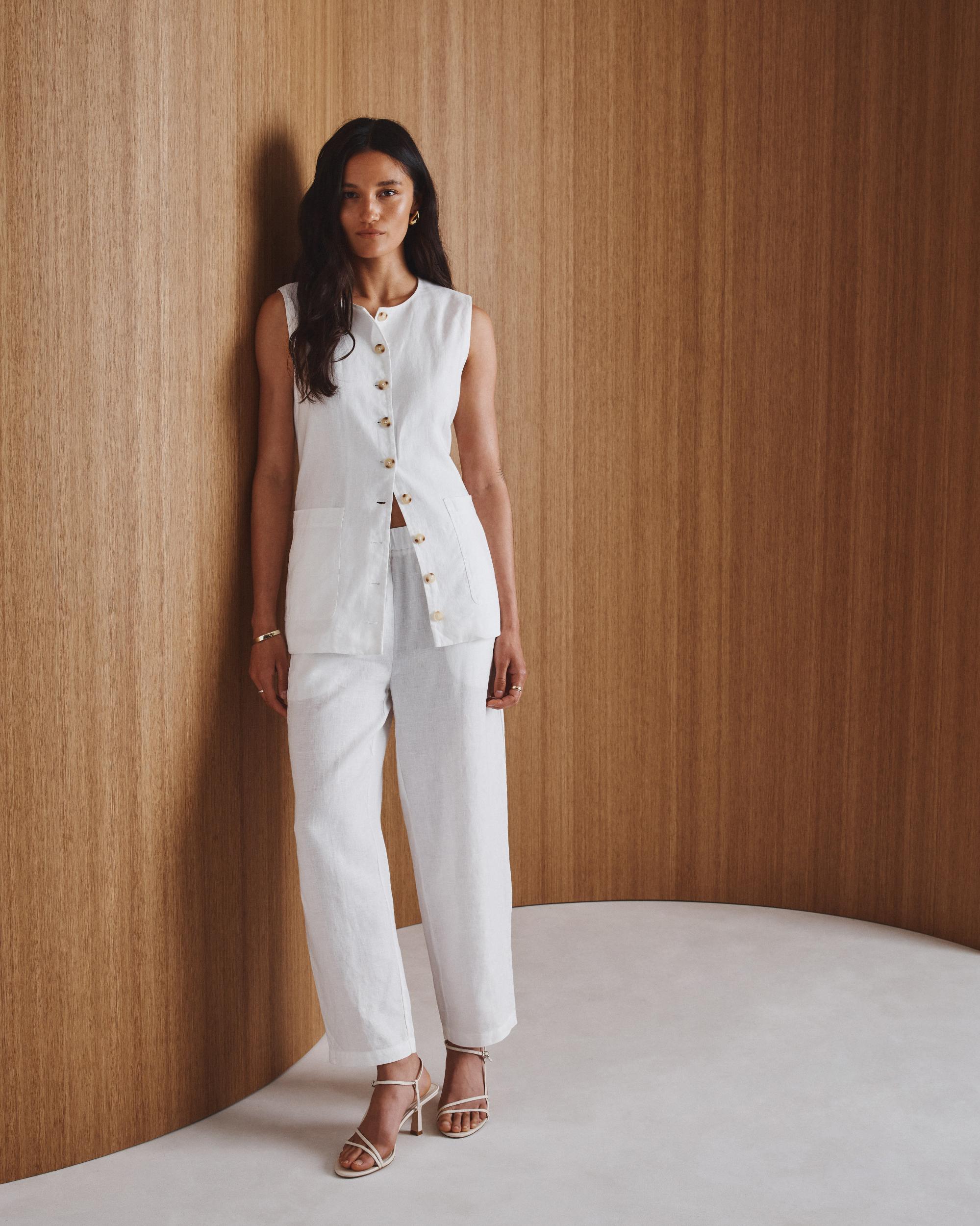 Quince | Women's 100% European Linen Pants Product Image