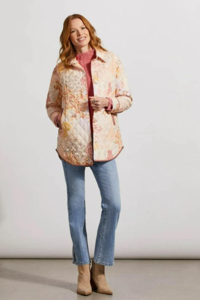 Patterned Quilted Shacket Product Image