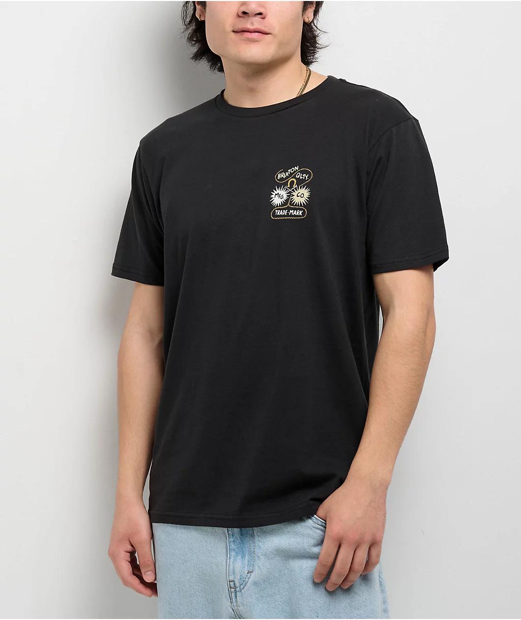 Brixton Remo Black T-Shirt Product Image