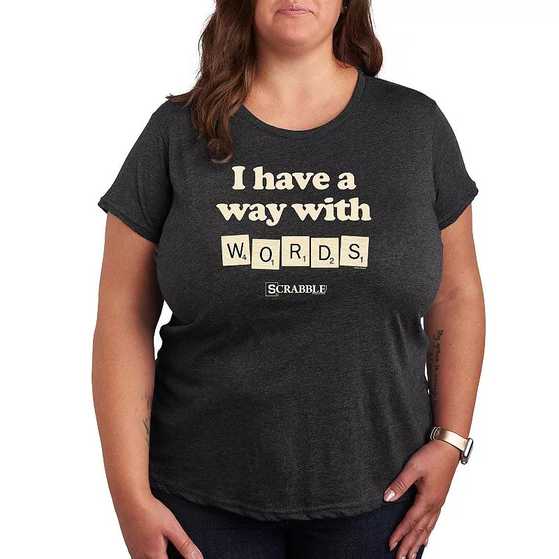 Plus Scrabble Way With Words Graphic Tee by Hasbro, Women's,  Product Image