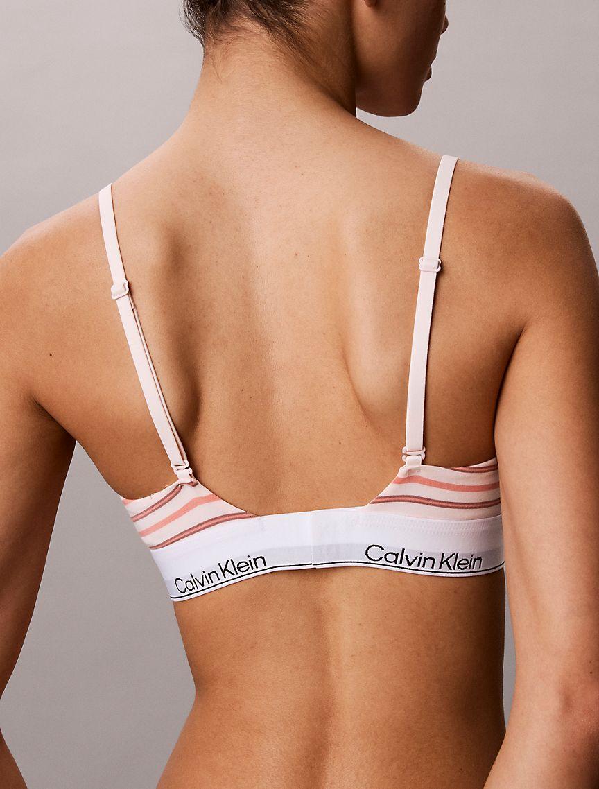 Icon Cotton Modal Lightly Lined Triangle Bralette Product Image