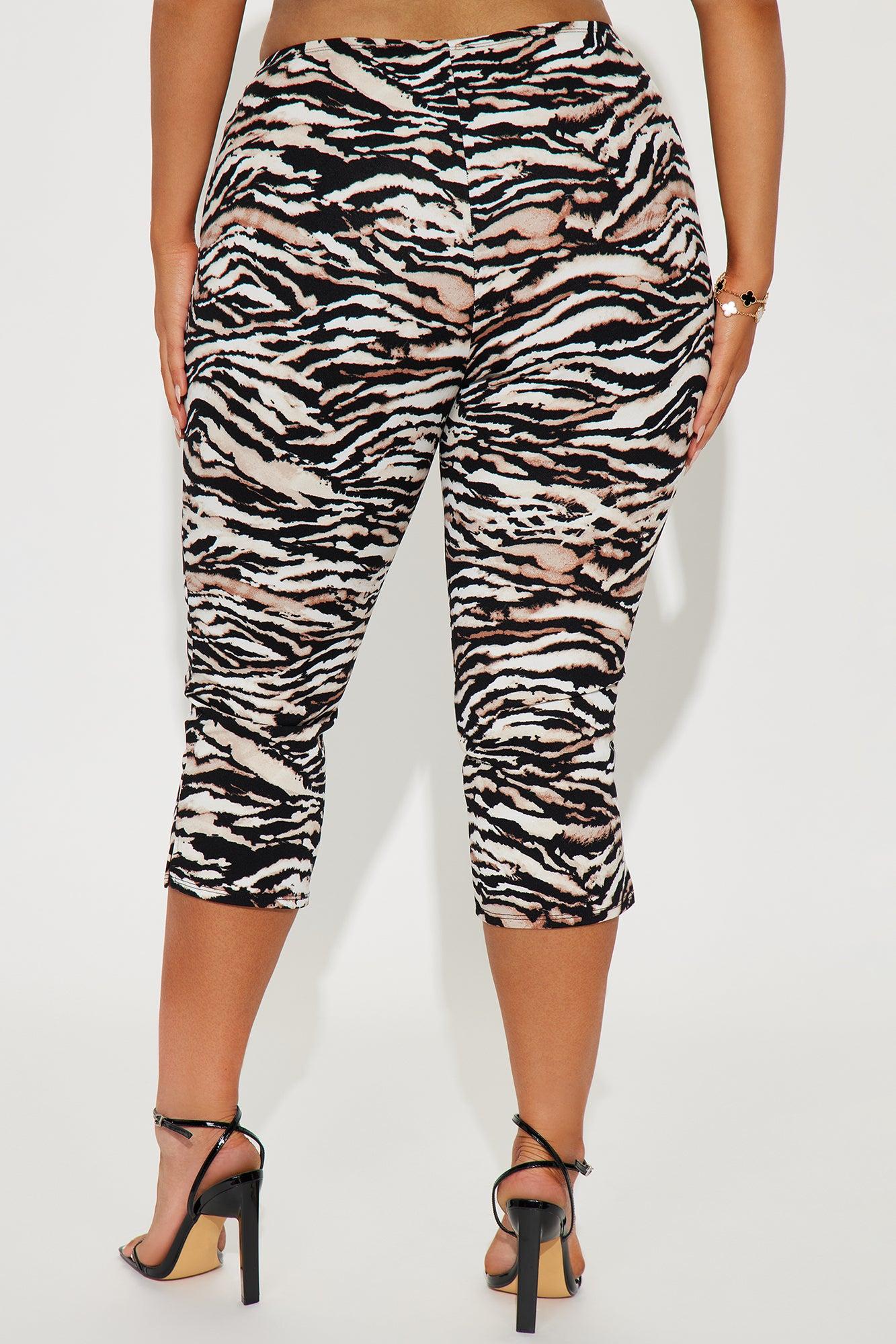 When I See You Capri Legging - Taupe/combo Product Image