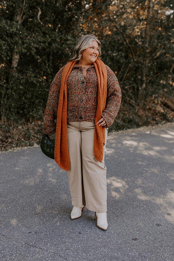 Cinnamon Spice Feels Knit Sweater Product Image