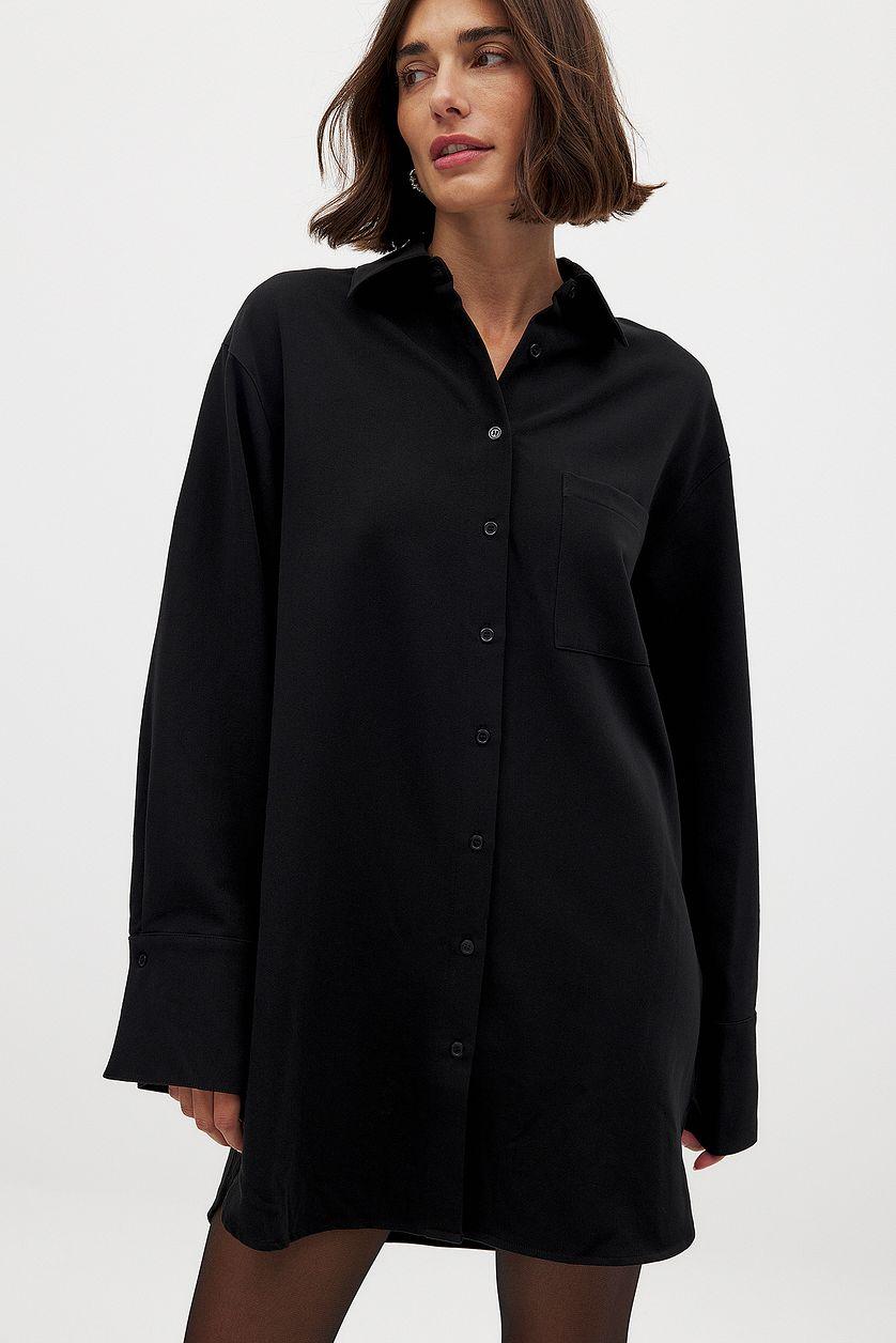 Oversized Shirt Dress Product Image
