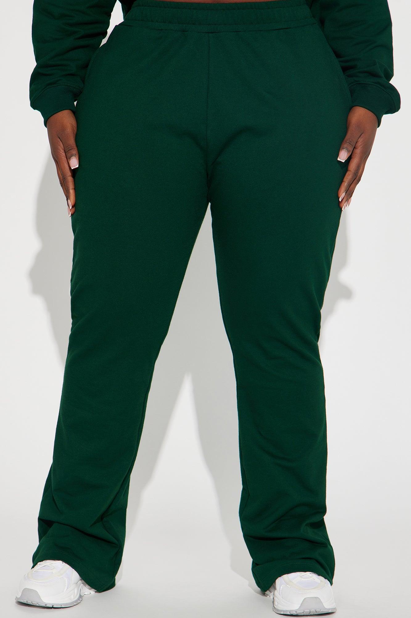 Flight Time Lounge Flare Pants - Green Product Image