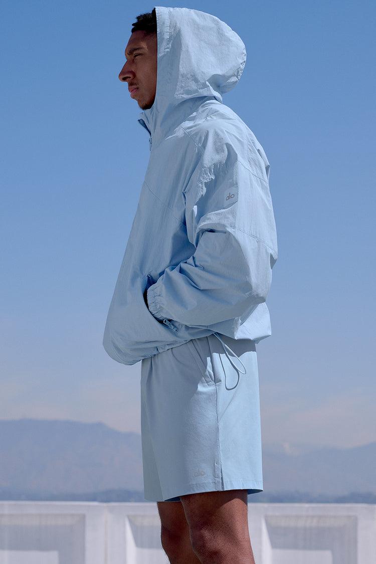 Vantage Nylon Ripstop Track Jacket - Seashell Blue Product Image