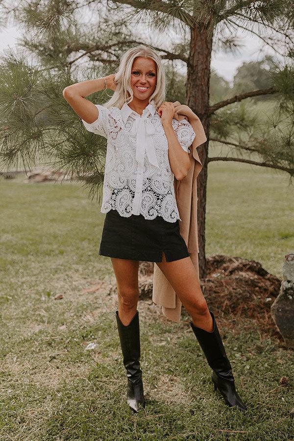 The Palmer Crochet Top Product Image