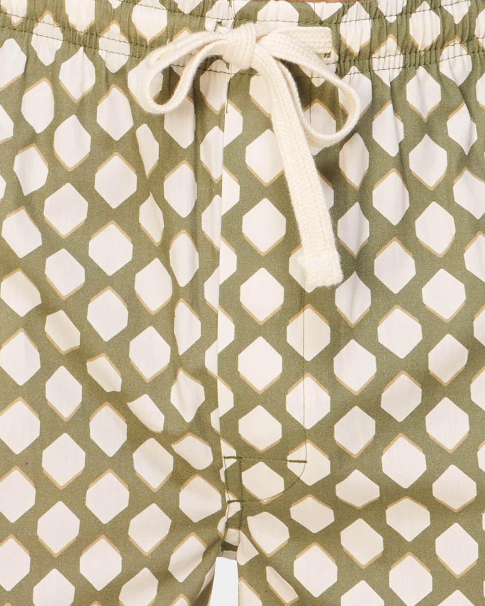 Men's Cotton Mid-Century Geometric Lounge Pants Product Image