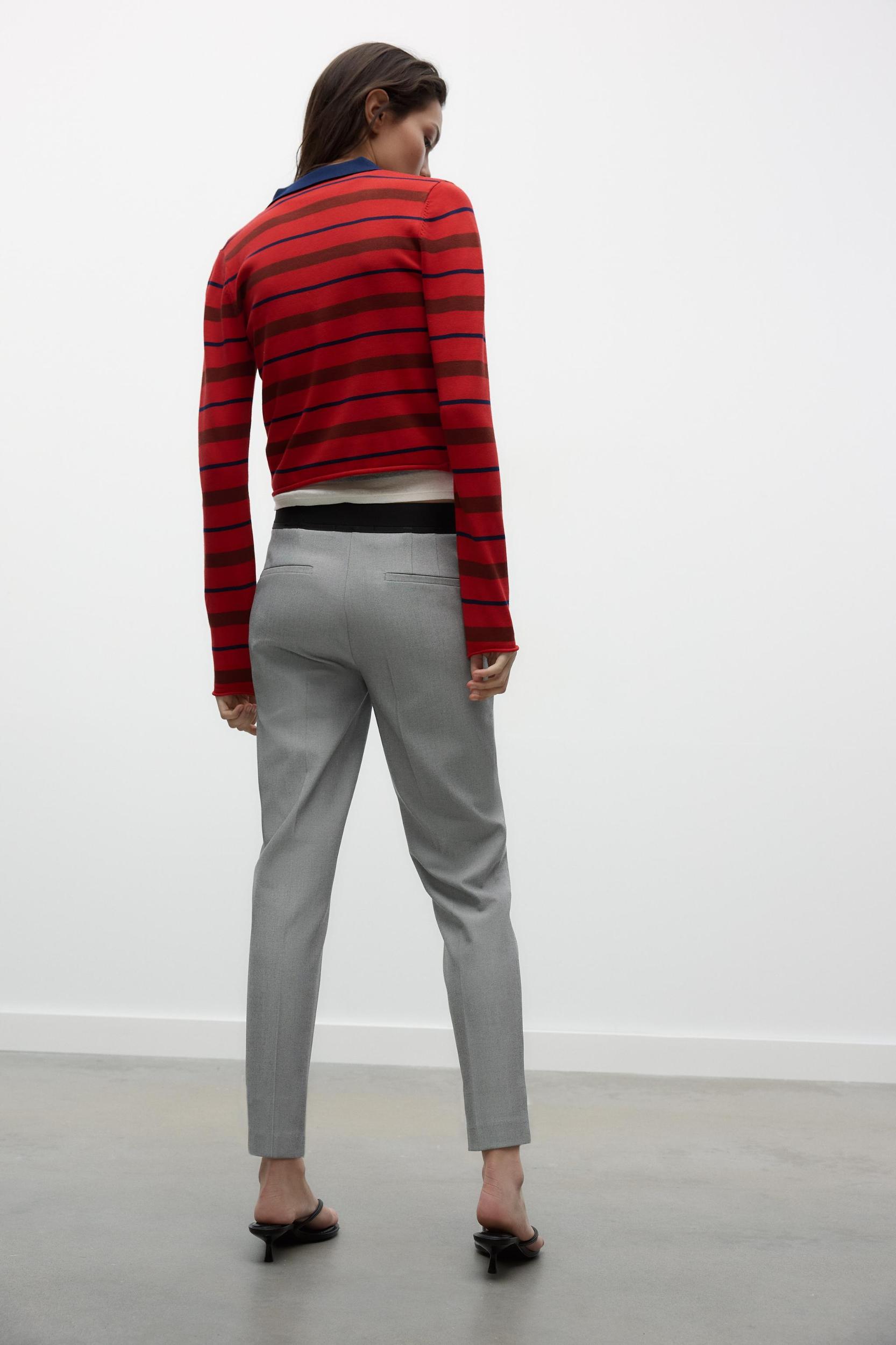 SOFT ANKLE-LENGTH PANTS Product Image