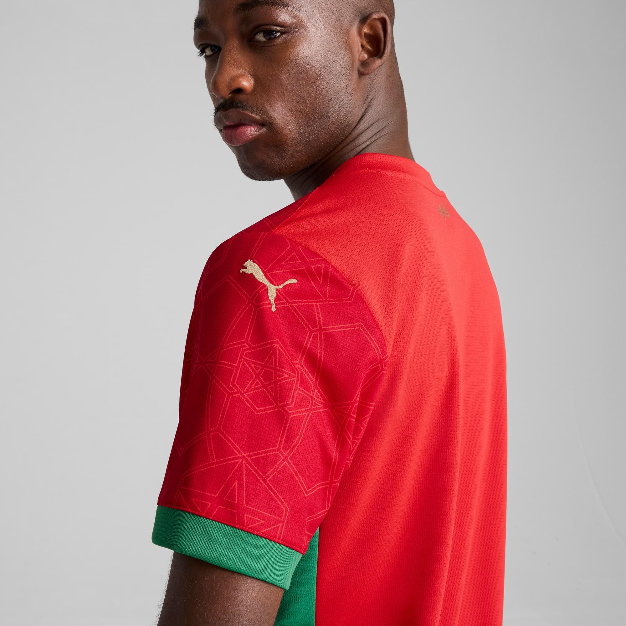 Morocco 2025 Men's Home Replica Soccer Jersey Product Image