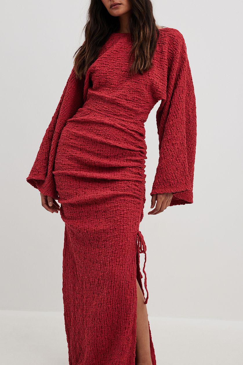 Structured Drawstrings Maxi Dress Product Image