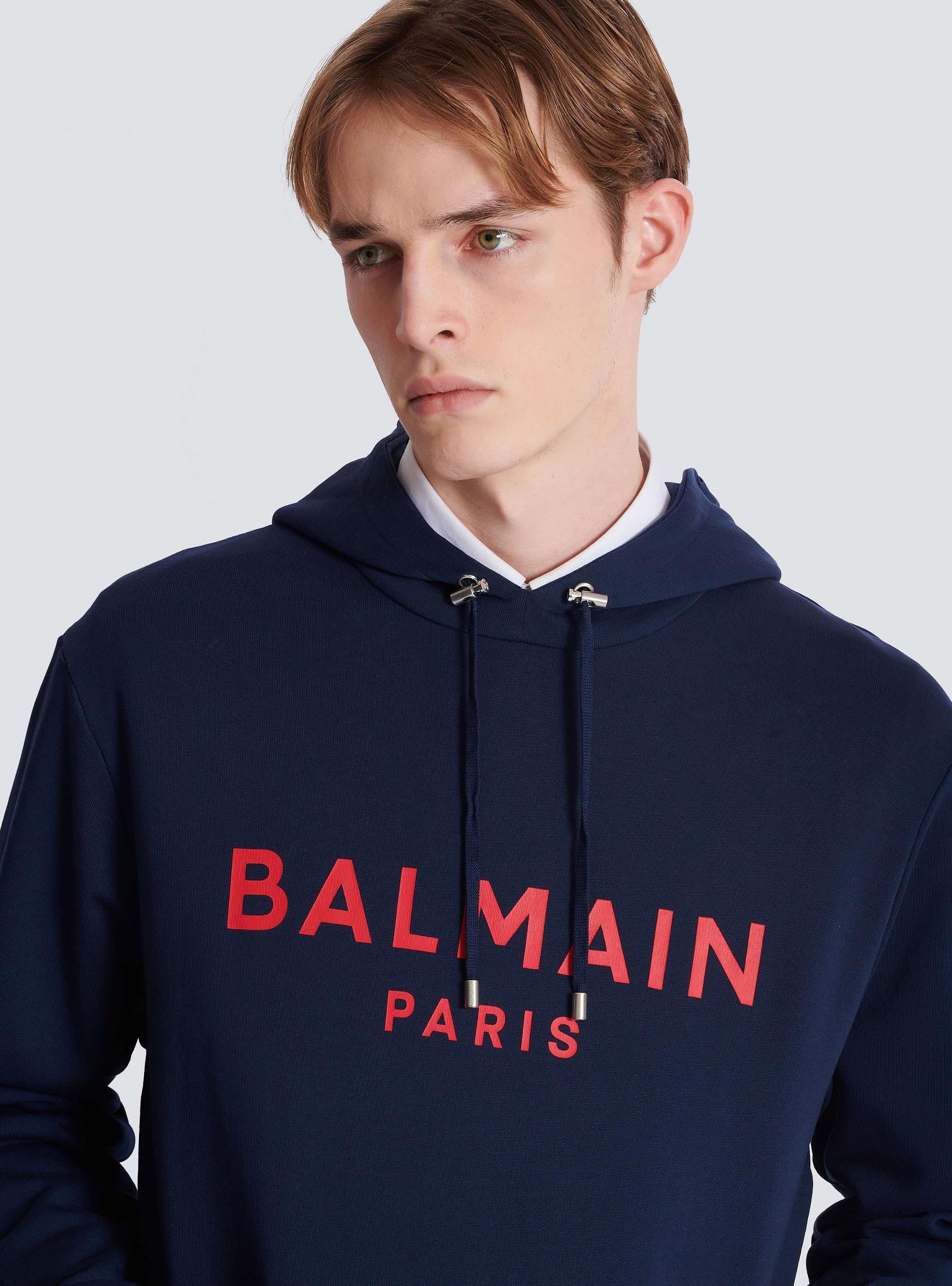 Printed Balmain Paris hoodie Product Image