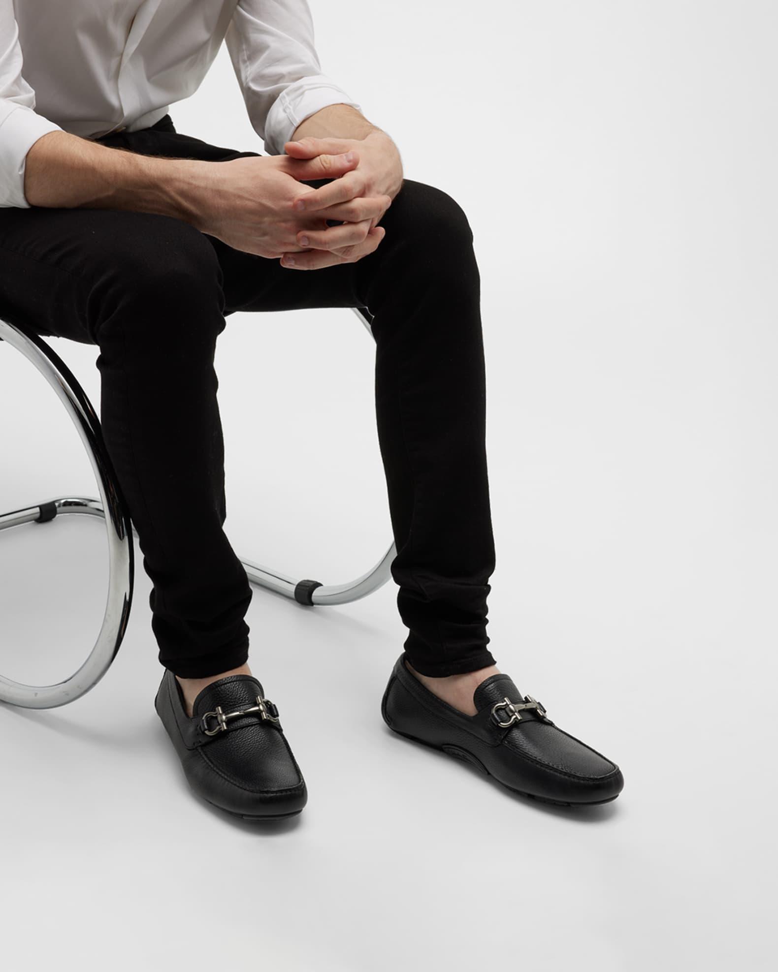 Men's Parigi Gancini Leather Drivers Product Image