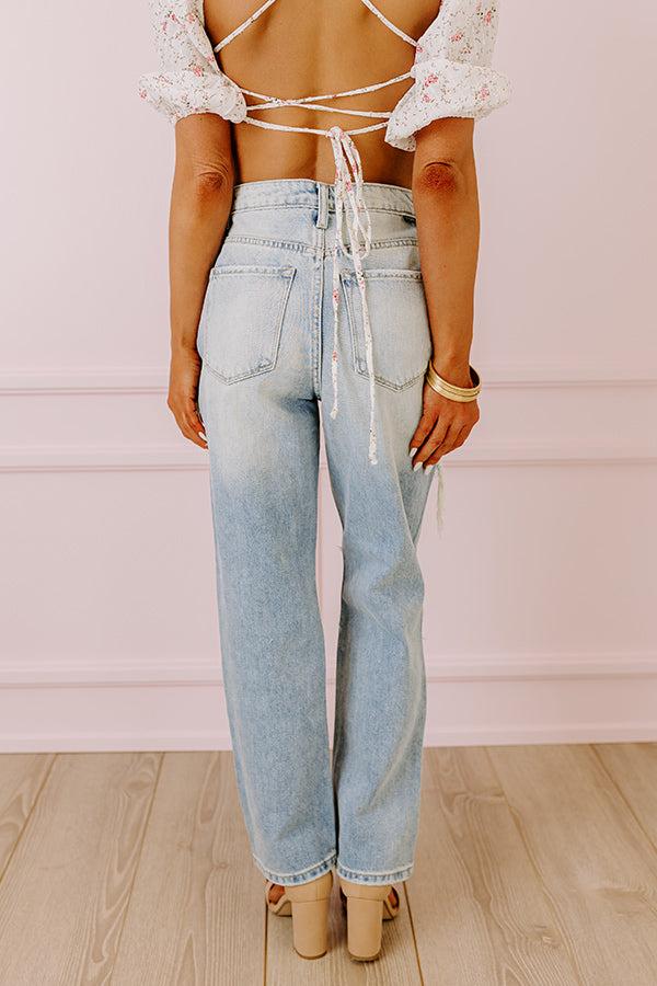 Risen The Ellie High Waist Distressed Jean Product Image