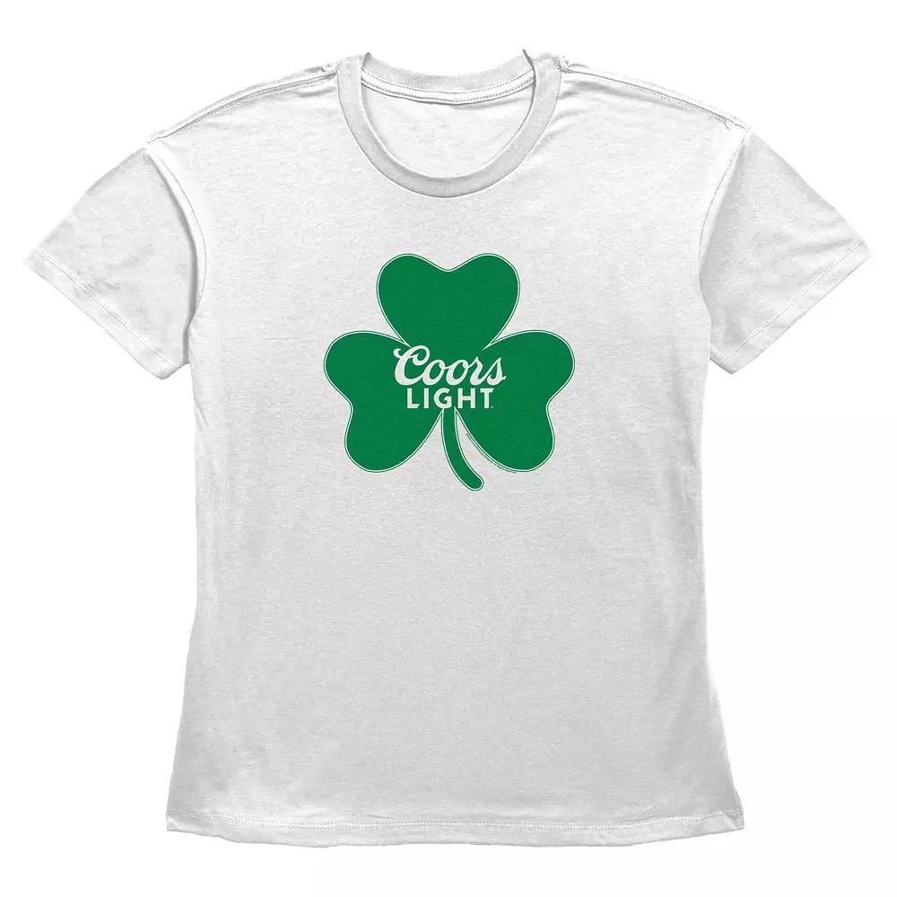 Women's Coors Light Shamrock Logo Graphic Tee,  Product Image