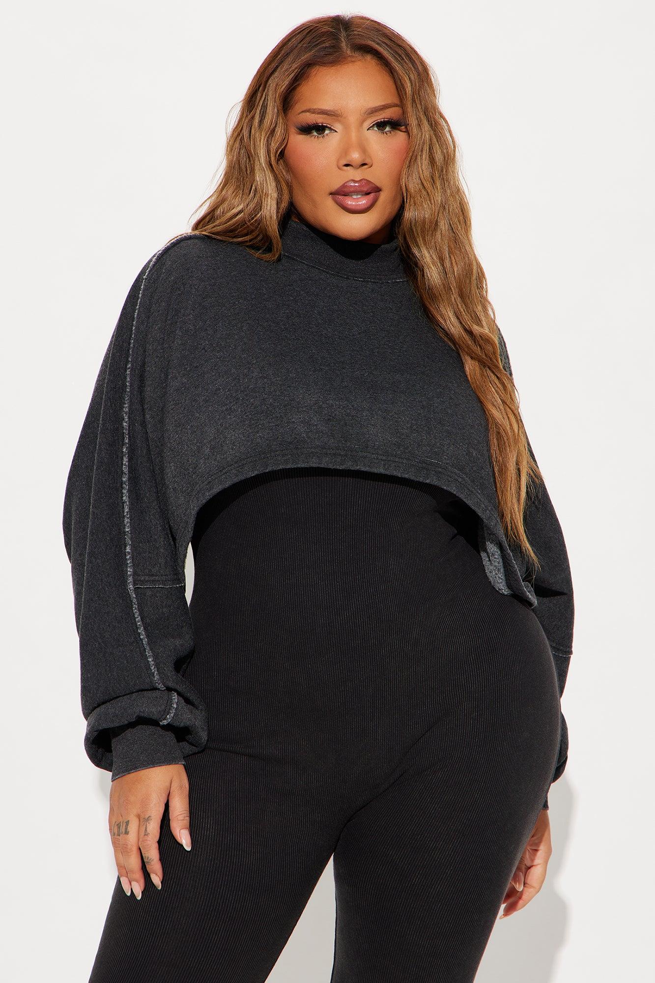 Got To Be Real Jumpsuit Set - Black Product Image