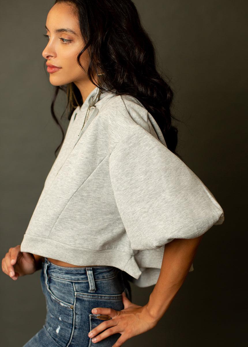 Matyson Hoodie in Heather Gray Female Product Image