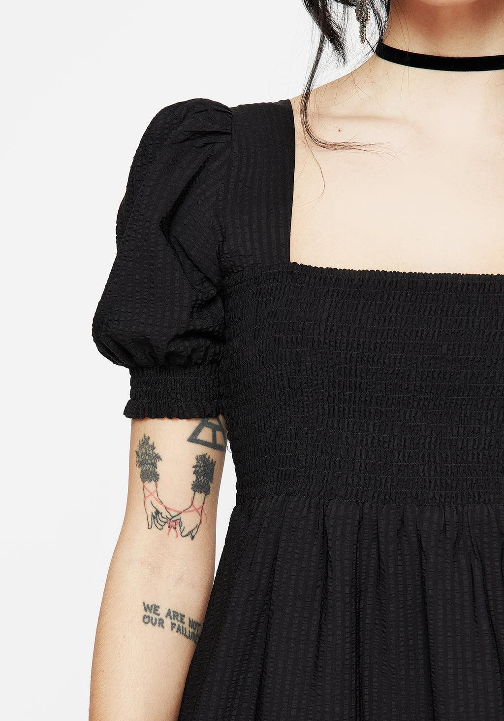 Morna Puff Sleeve Mini Dress Product Image