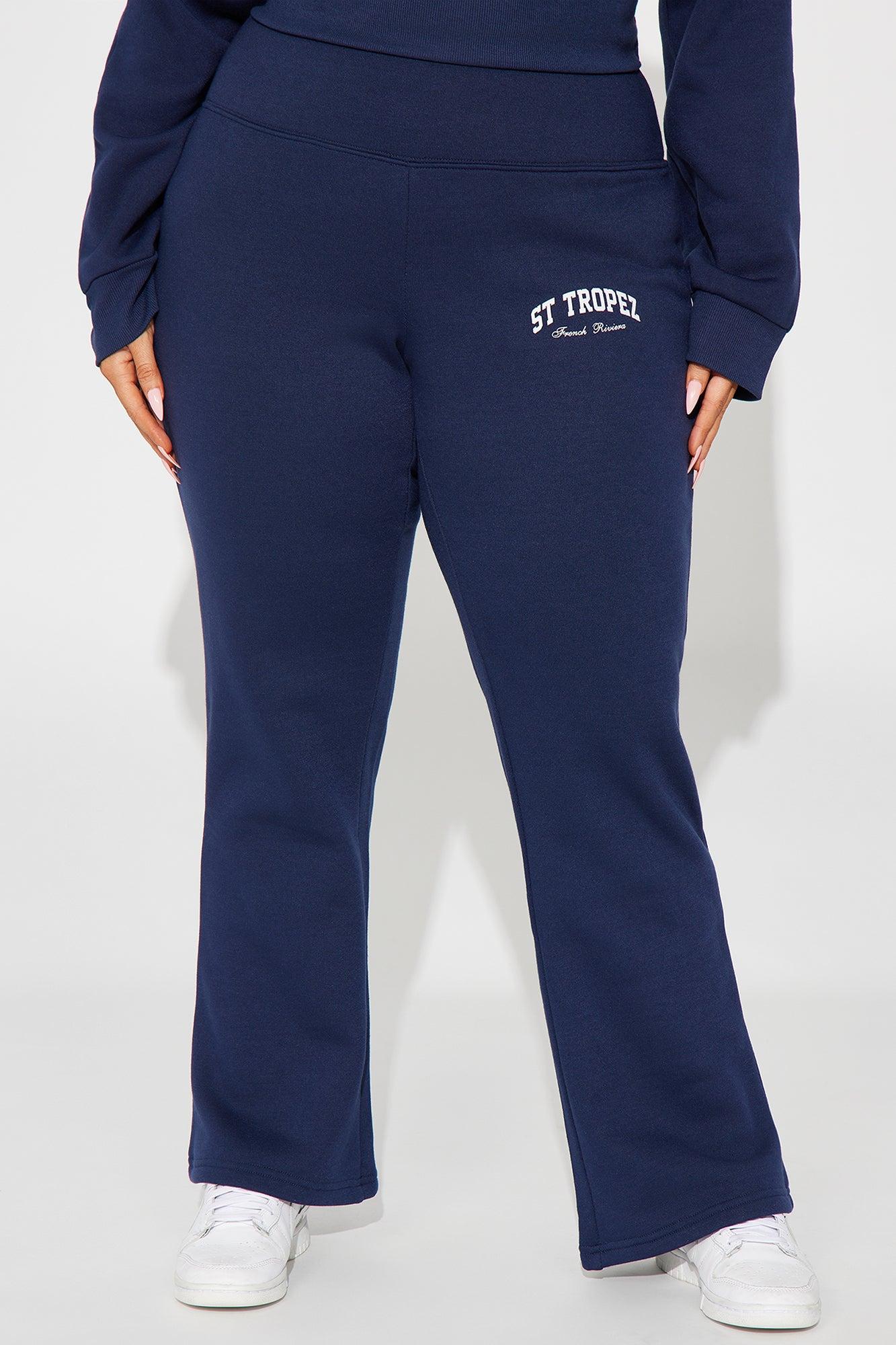 St. Tropez Flare Pant - Navy Product Image