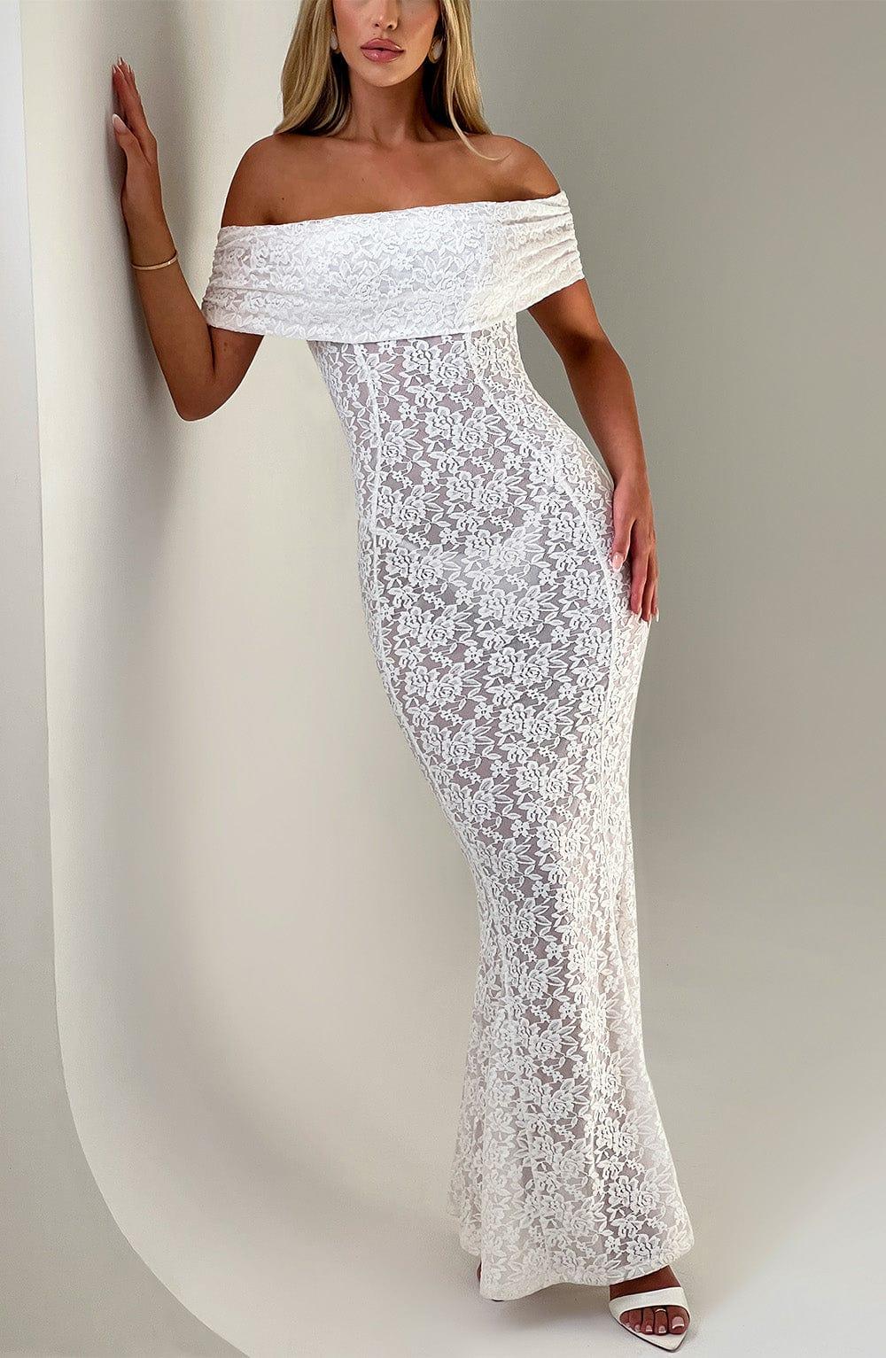 Stephanie Maxi Dress - Ivory Product Image