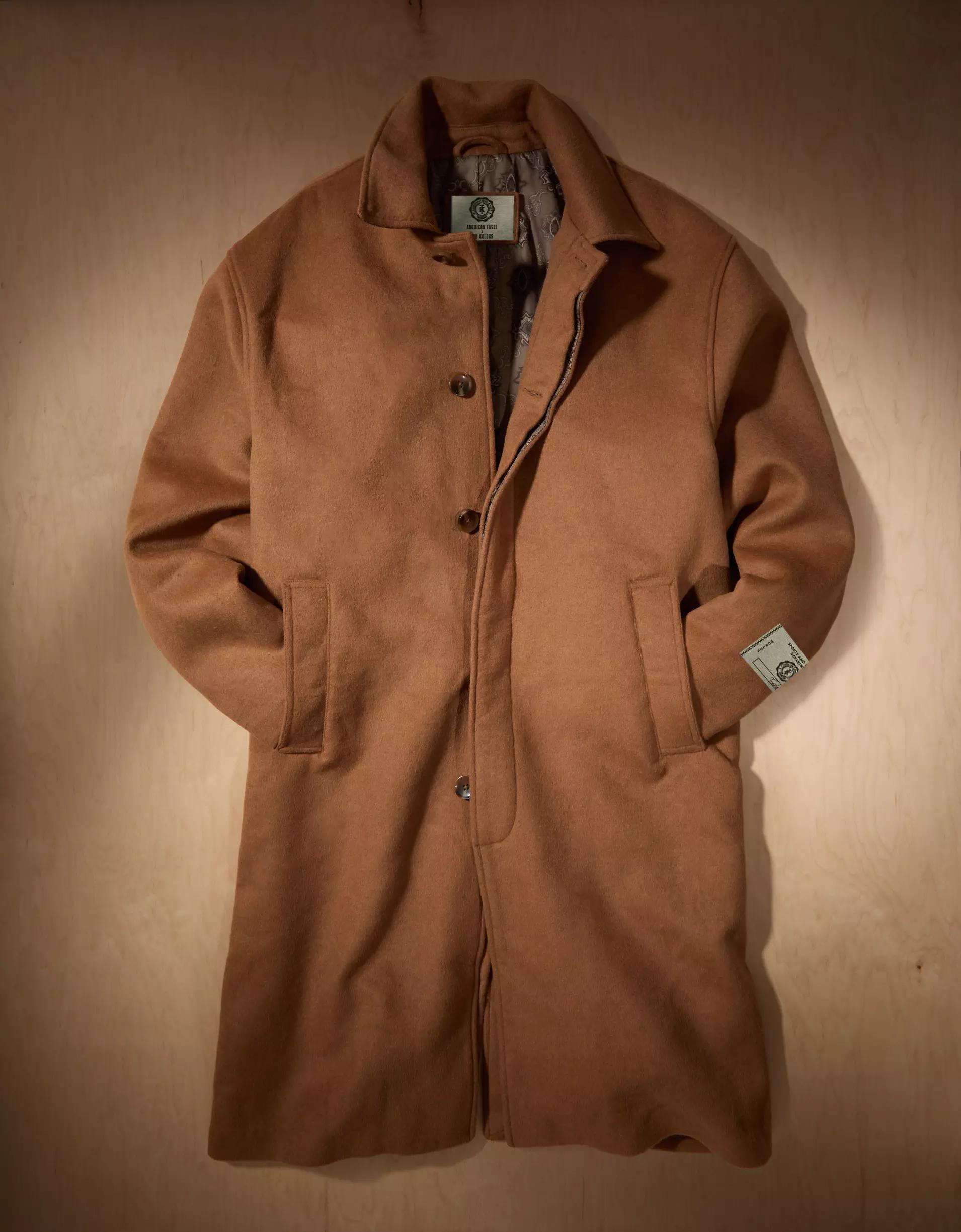 AE x Tru Kolors Wool-Blend Topcoat Product Image