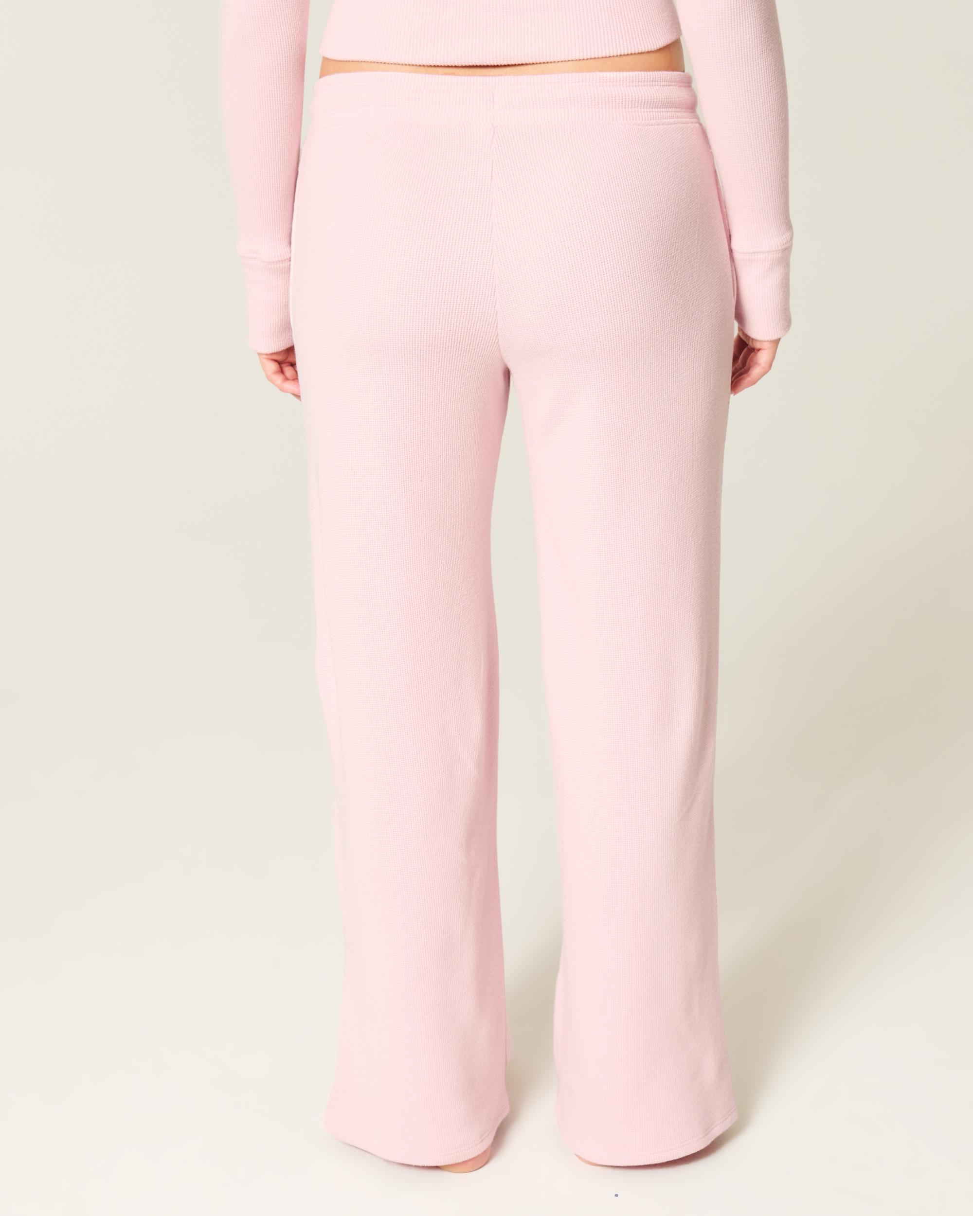 Gilly Hicks Waffle Lace Straight Pants Product Image