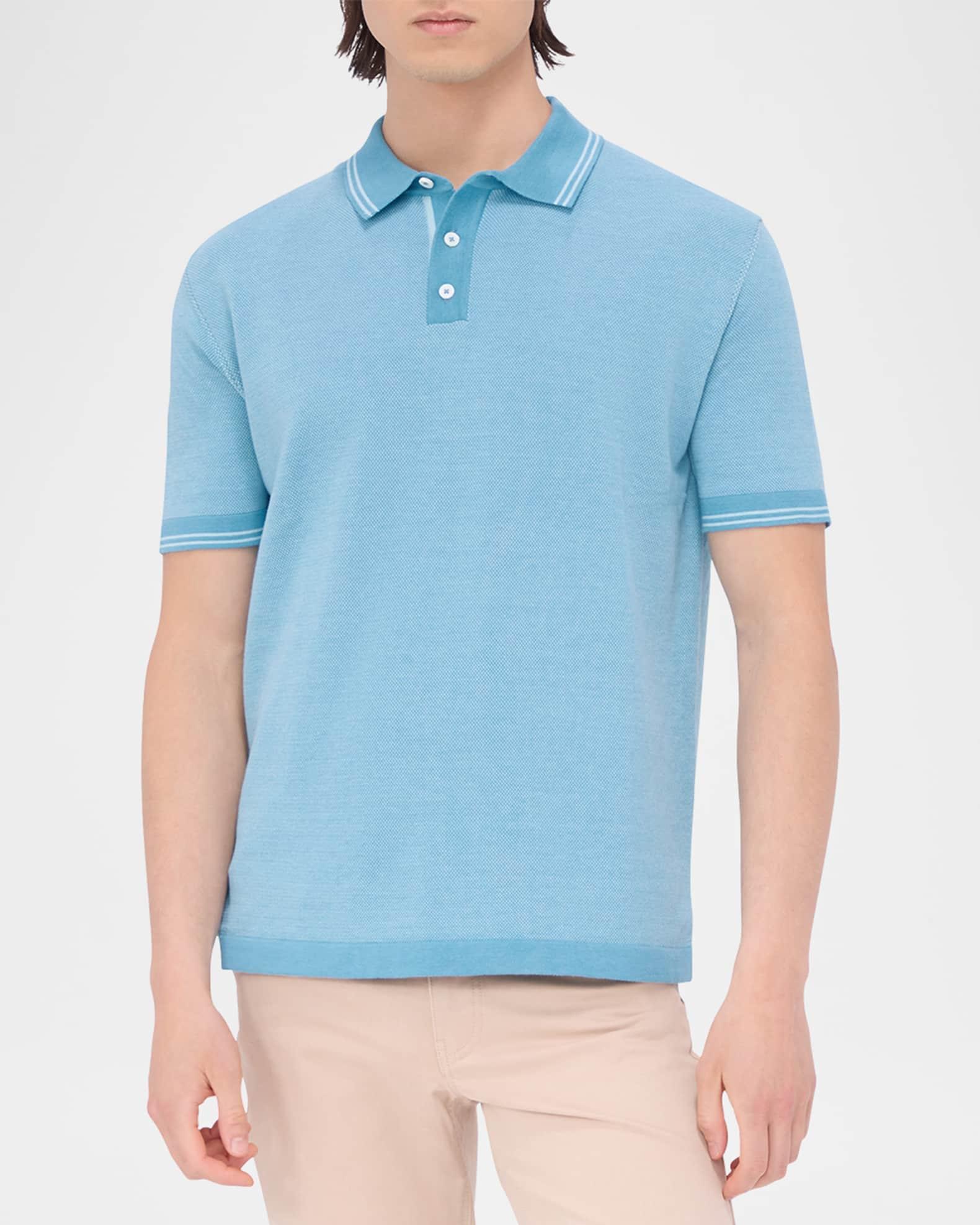 Men's 3-Button Polo Sweater Product Image