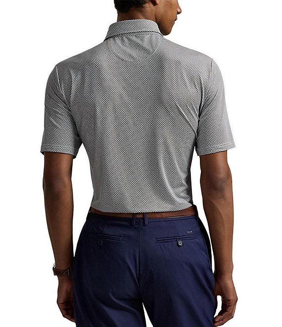 Polo Ralph Lauren RLX Golf Classic Fit Diamond Print Performance Stretch Short Sleeve Polo Shirt Product Image
