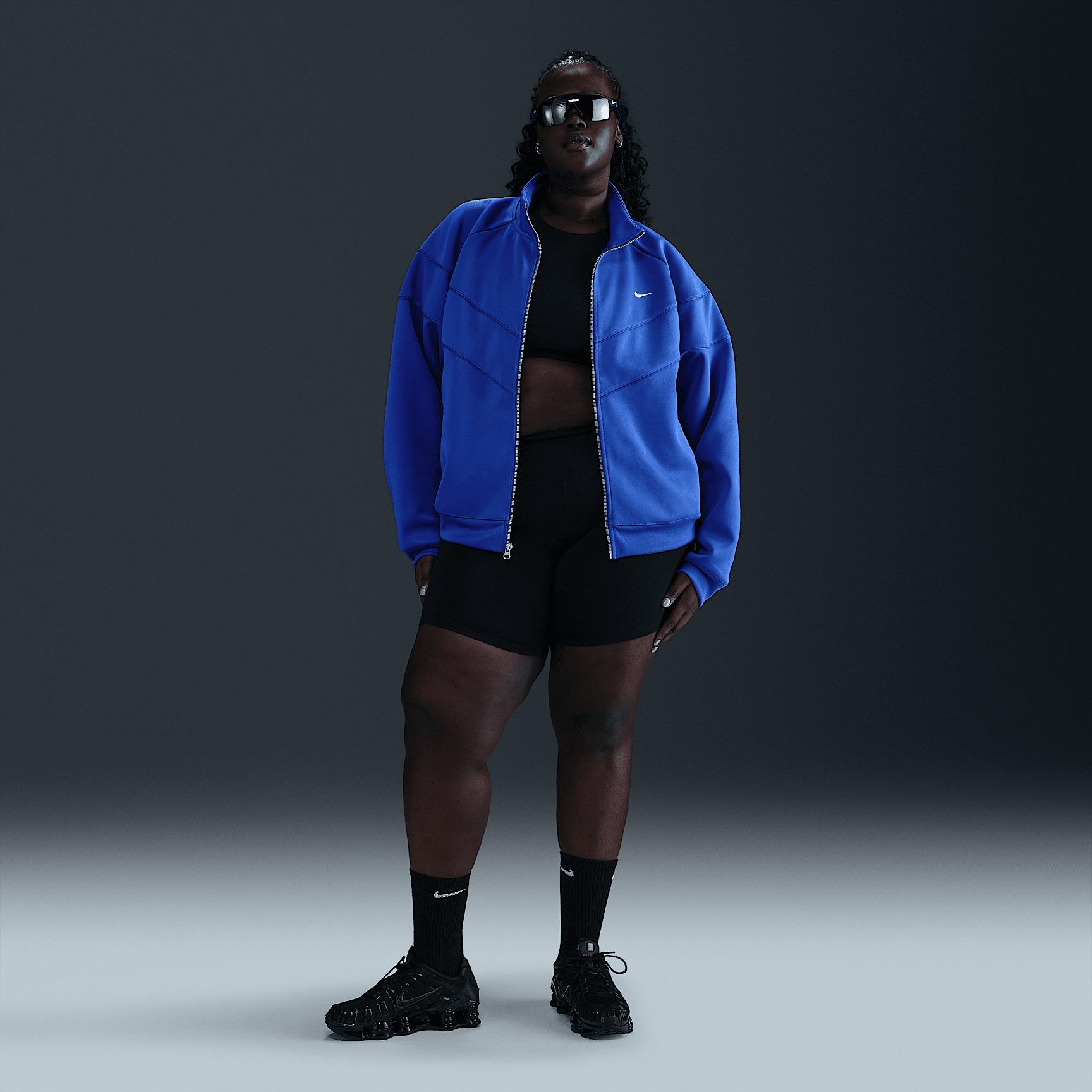 Womens Nike Sportswear Windrunner Knit Jacket (Plus Size) | HJ0977-010 Product Image