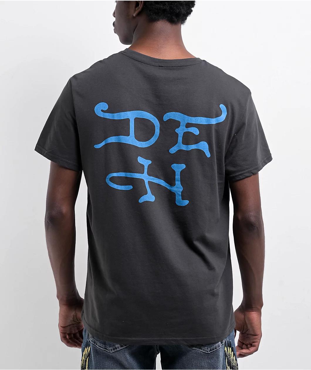 Ed Hardy Fire Tiger Charcoal T-Shirt Product Image