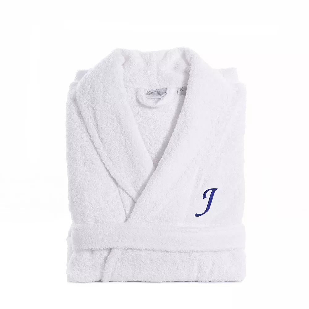 Linum Home Textiles Turkish Cotton Personalized Unisex Embroidered Terry Bathrobe, Adult Unisex,  Product Image