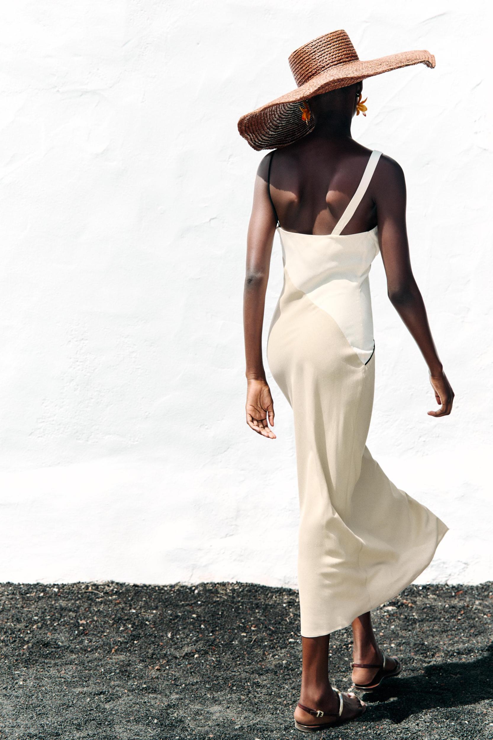 COMBINATION MIDI DRESS Product Image