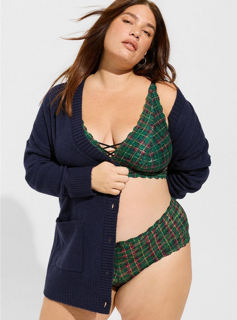 Lightly Lined Simply Lace XO Front Bralette Product Image