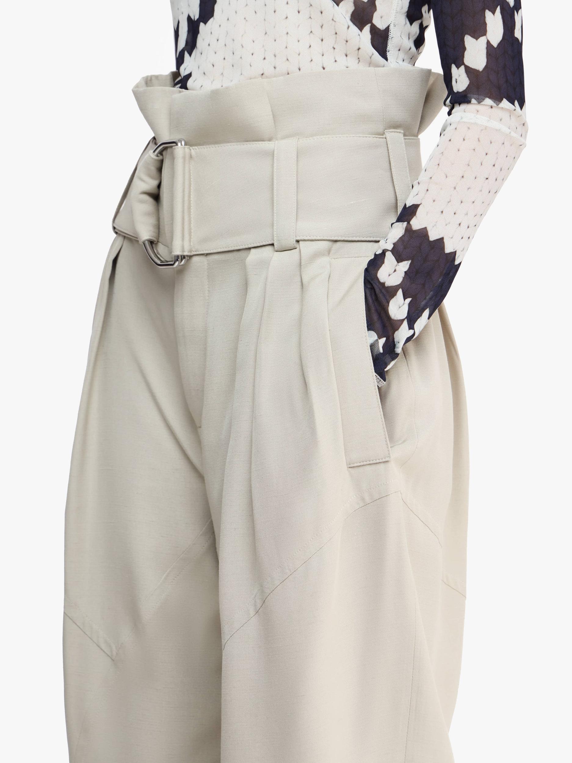 GATHERED WAIST D-RING TROUSERS Product Image