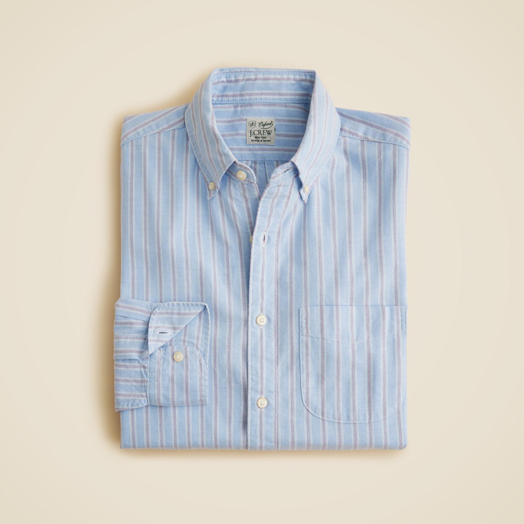 Broken-in organic cotton oxford shirt Product Image