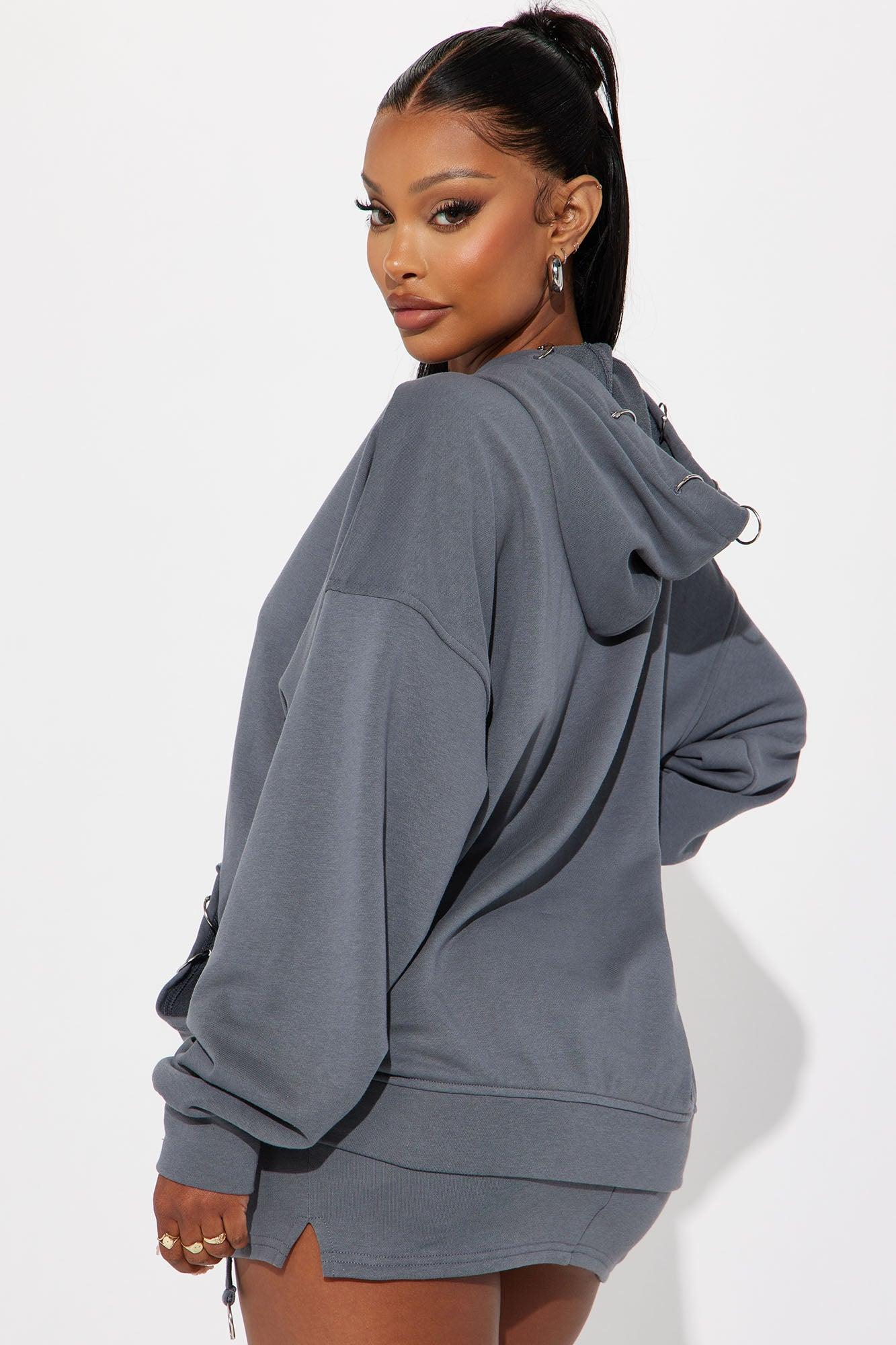 Meeks Skirt Set - Grey Product Image