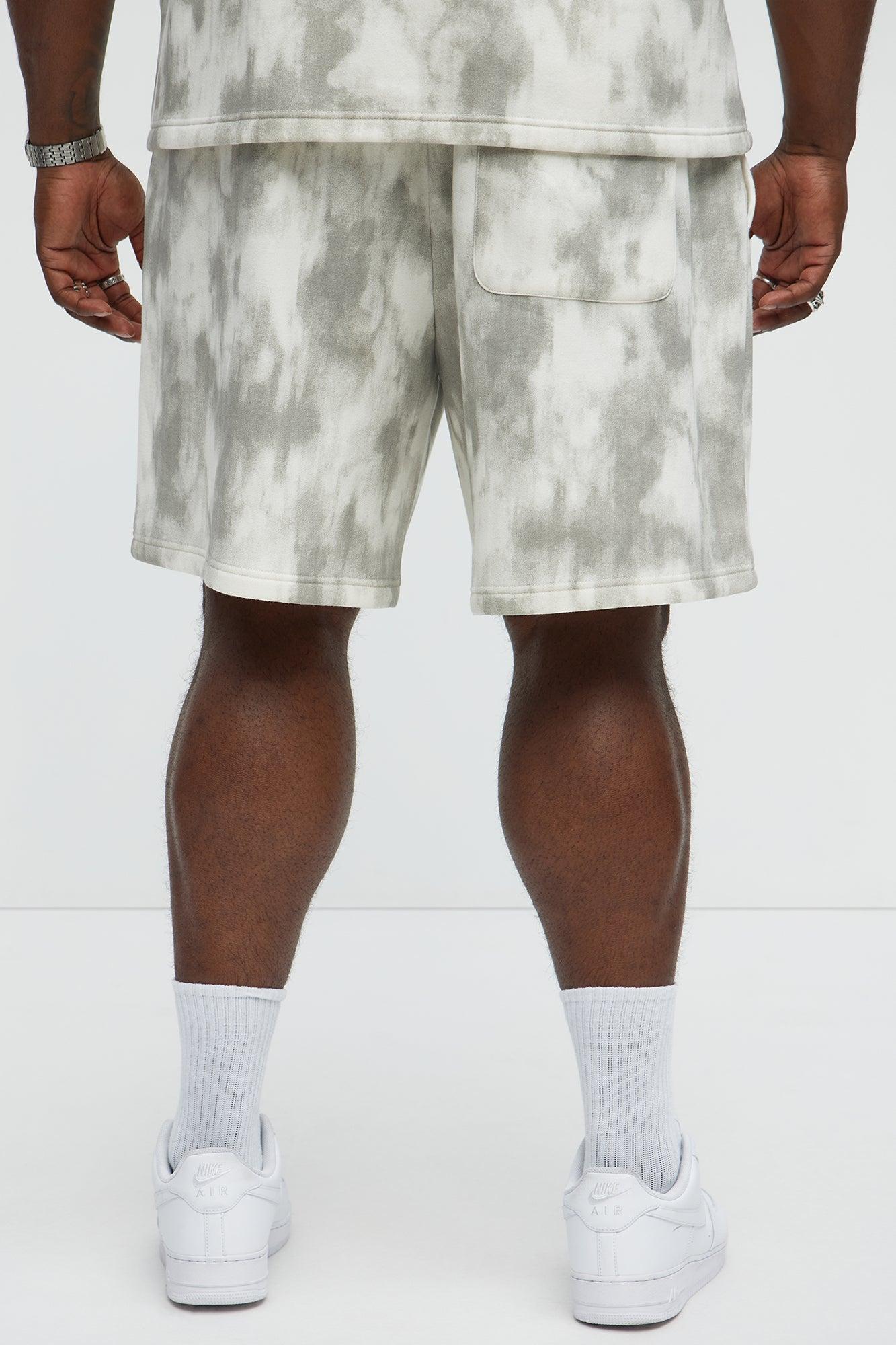 Tyson Faded Relaxed Shorts - Cream/combo Male Product Image