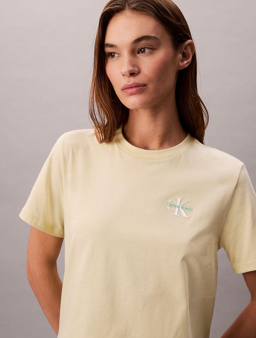 Classic Contrast Monogram Logo T-Shirt Product Image