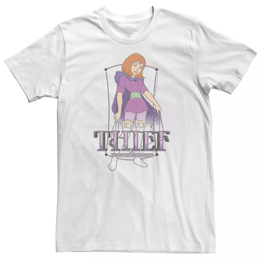 Big & Tall Dungeons & Dragons Thief Portrait Tee, Men's, Size: 3XL, White Product Image