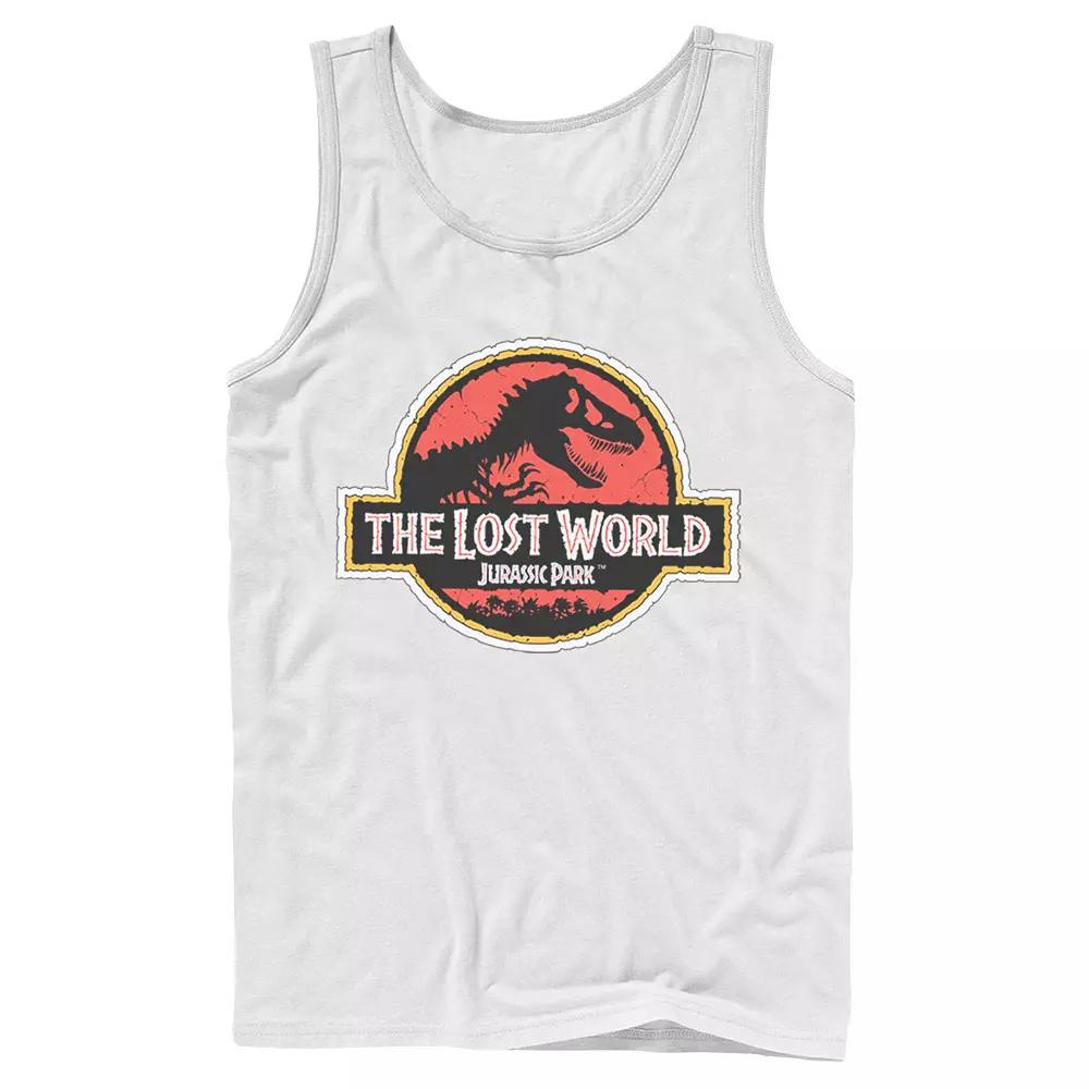 Men's Jurassic Park The Lost World Movie Logo Tank Top,  Product Image