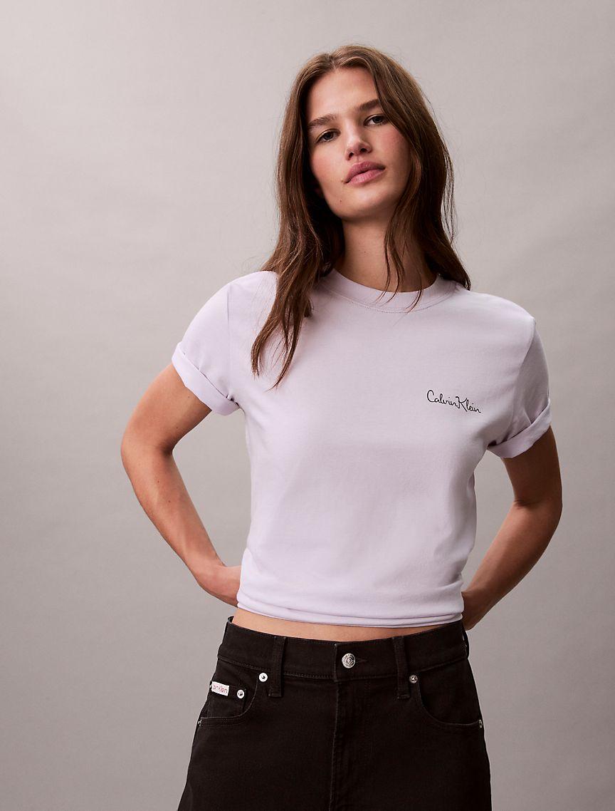 Small Script Logo Classic T-Shirt Product Image