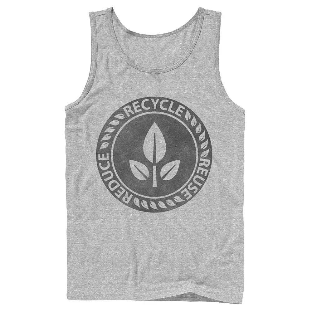Disney / Pixar's WALL-E Men's The Three R's Leaf Logo Tank Top,  Product Image