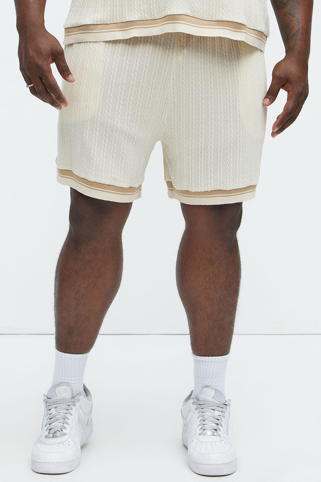 Fisher Knit Shorts - Off White Product Image