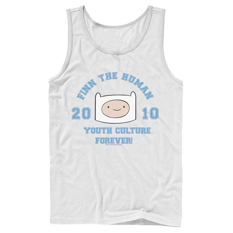 Men's Cartoon Network Adventure Time Finn The Human Youth Culture Forever Tank Top,  Product Image