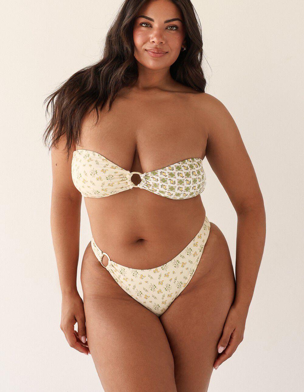 DIPPIN' DAISY'S Dive In Super Cheeky Bikini Bottoms - YELLOW Product Image