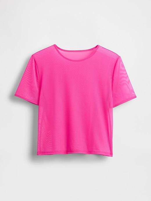 Mesh Crop T-Shirt Product Image